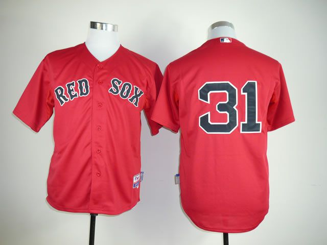 Men Boston Red Sox 31 Lester Red MLB Jerseys